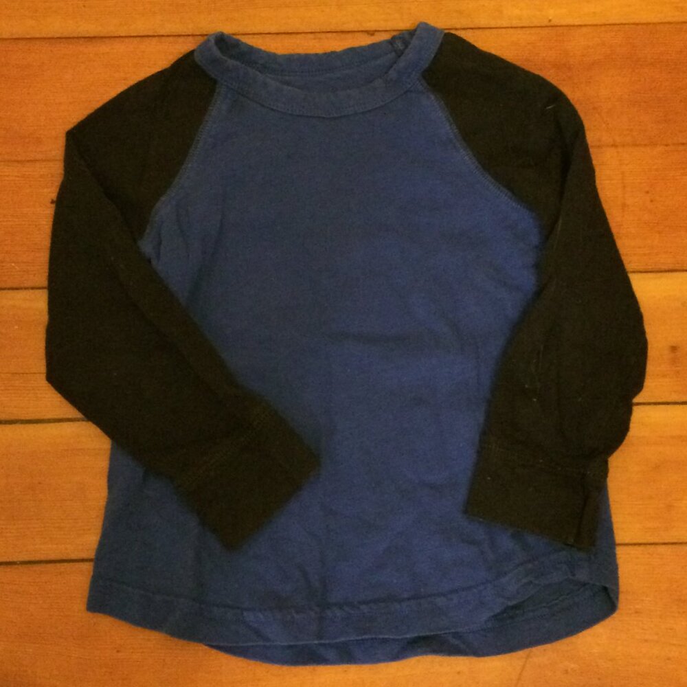 Primary 3T Baseball style raglan sleeve